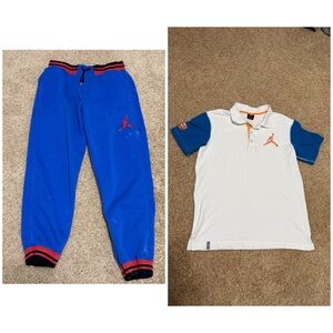 Jordan pants and shirt